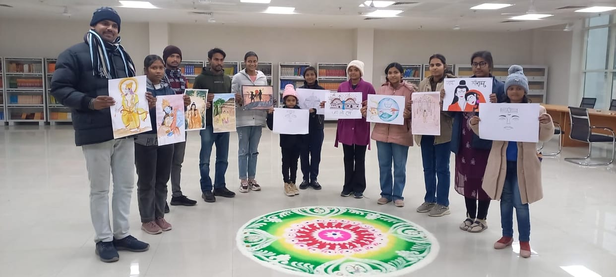 Divyansh first in painting competition