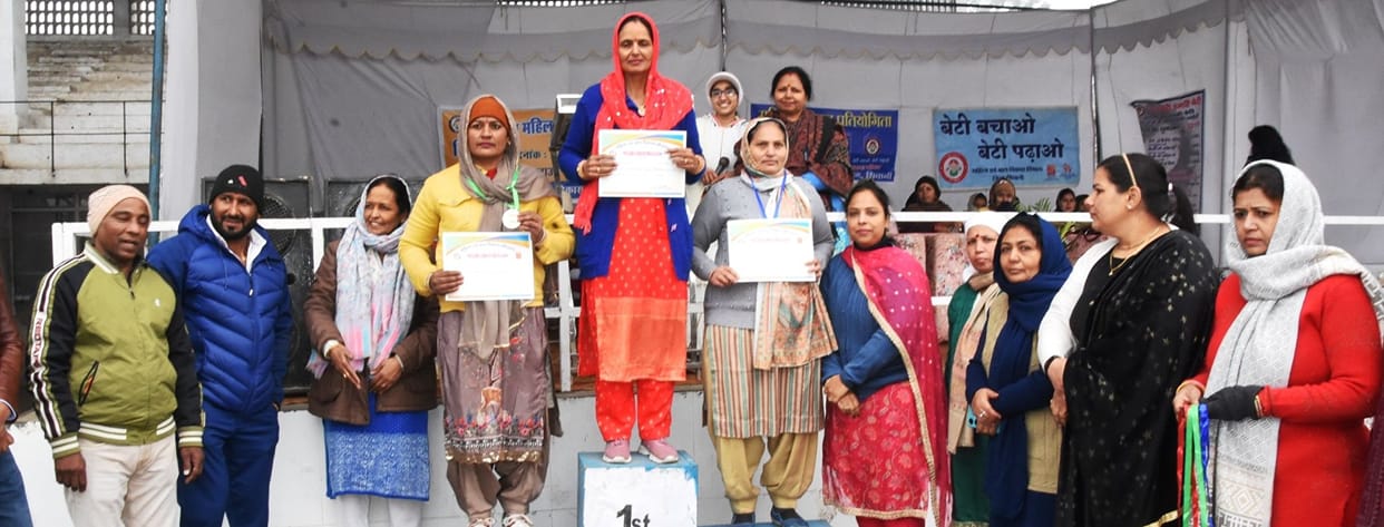 Sonia won first place in the five kilometer cycle race