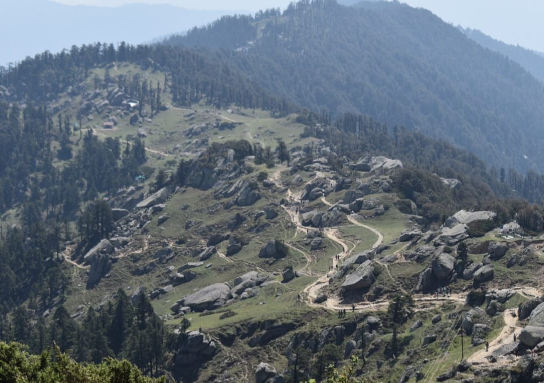 no snowfall in chuddhaar- hills look without snow