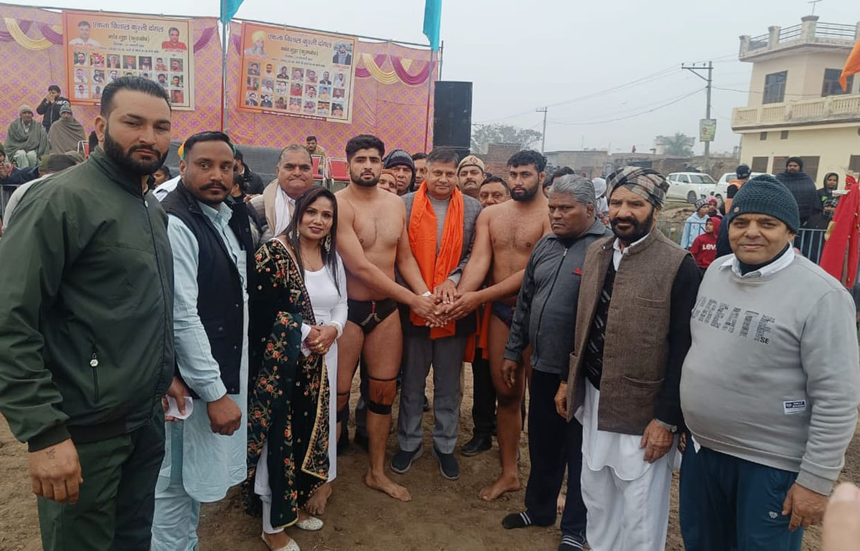 In wrestling, Gautam Dukhedi defeated Sanjay Pehalwan of Punjab.