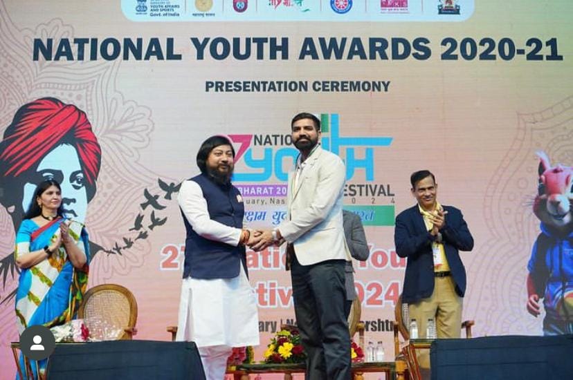 Prabhat Phogat of Malikpur village received National Award