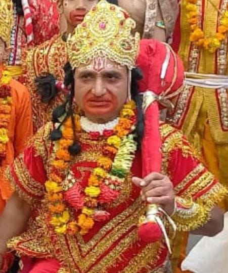 Devotee Hanuman died at the feet of Lord Shri Ram