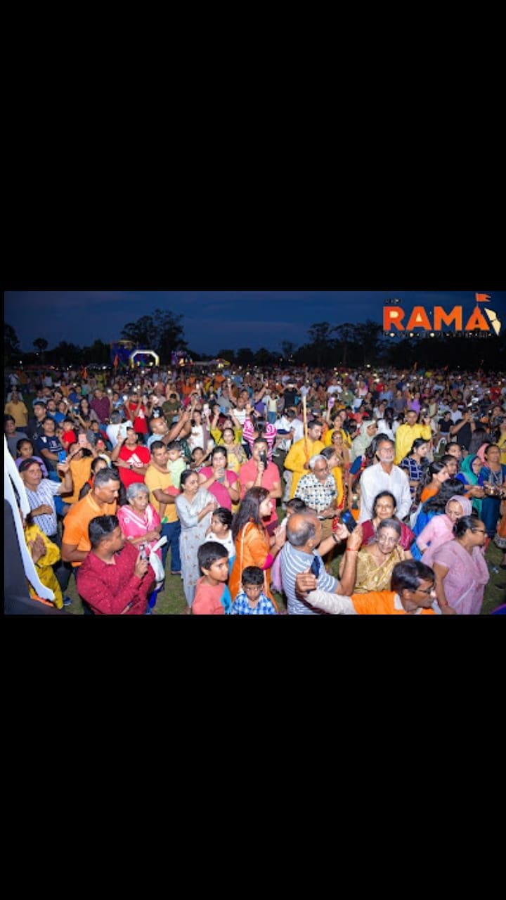 Ram also appeared in Sydney, Australia, echoed Jai Shri Ram