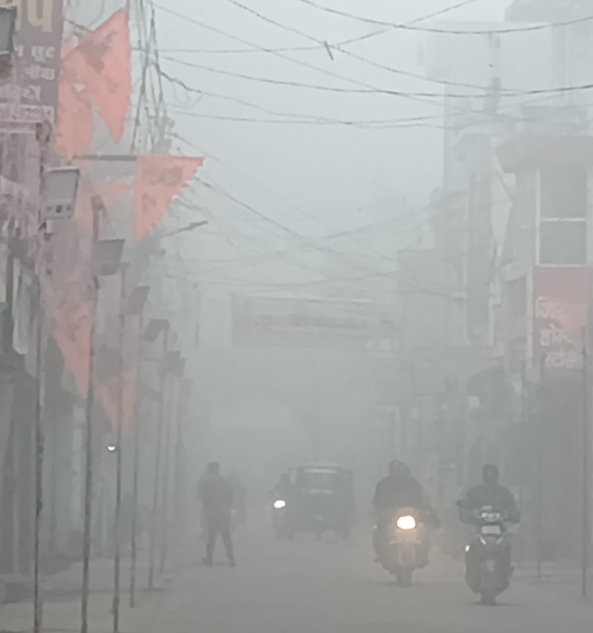 Dense Fog and cold wave in Pilibhit