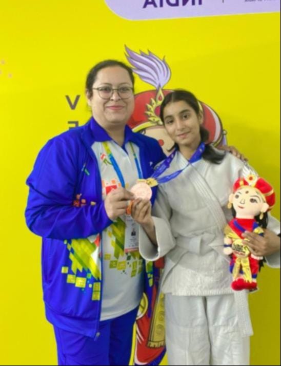 Krutika won bronze medal in 40 kg weight category