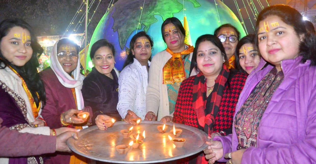 Ramlala seated in Ayodhya... Mani Diwali in the district