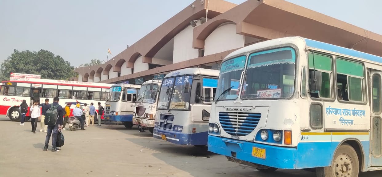 Sirsa: Roadways buses will not run today, Samaj Morcha announces chakka jam if seven-point demands are not met.