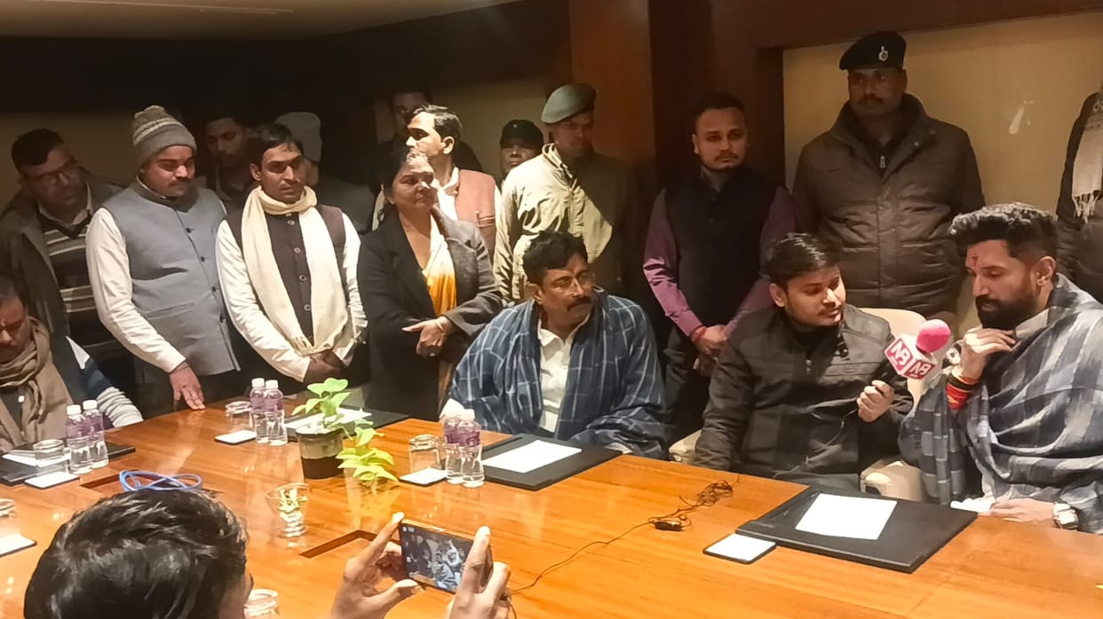 chirag paswan wellcomed