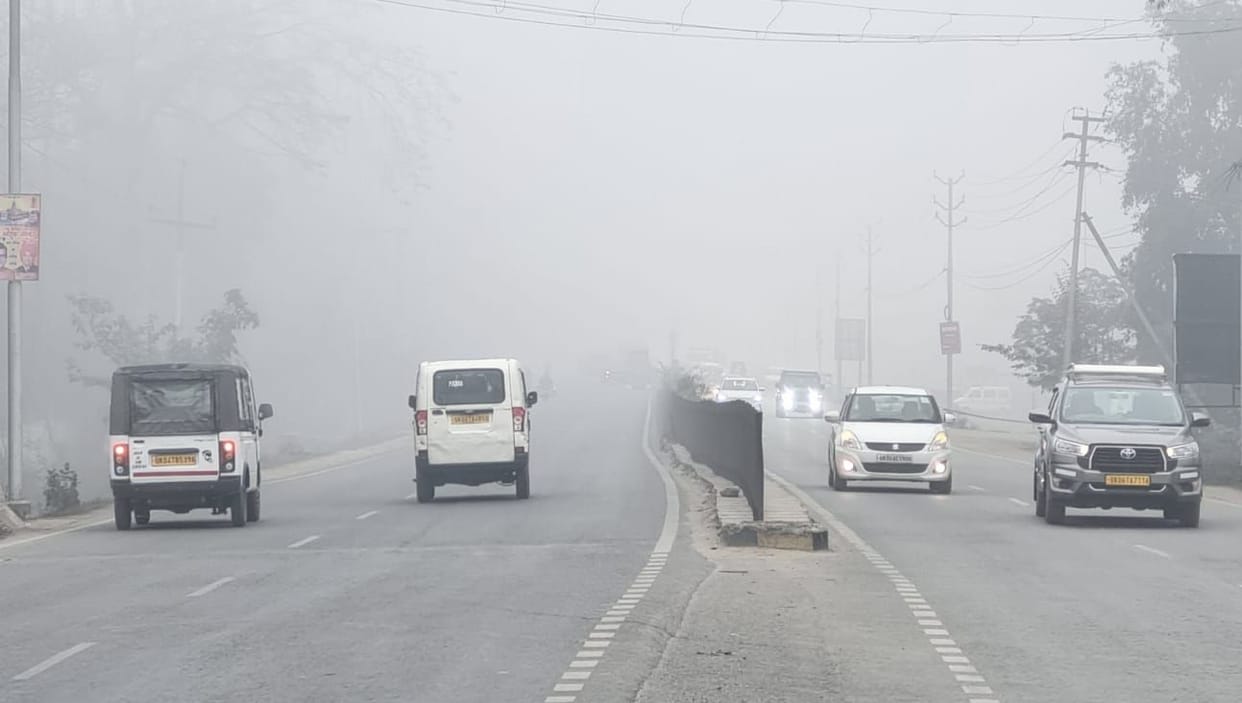 Fog in the morning, sunshine during the day and shivering cold at night.