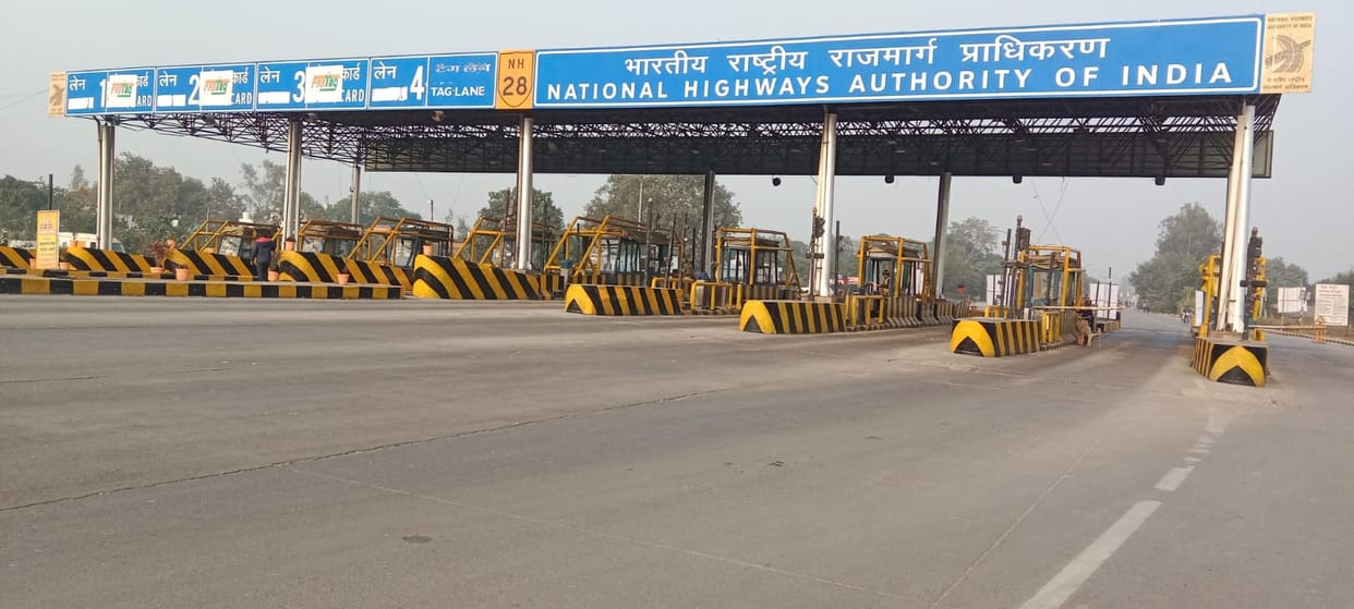 Silence spread at toll plaza