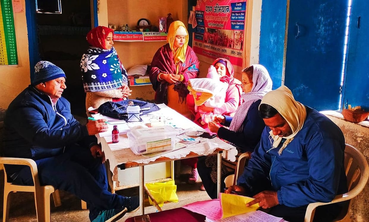 Inspection of sub health centers, motivated for vaccination