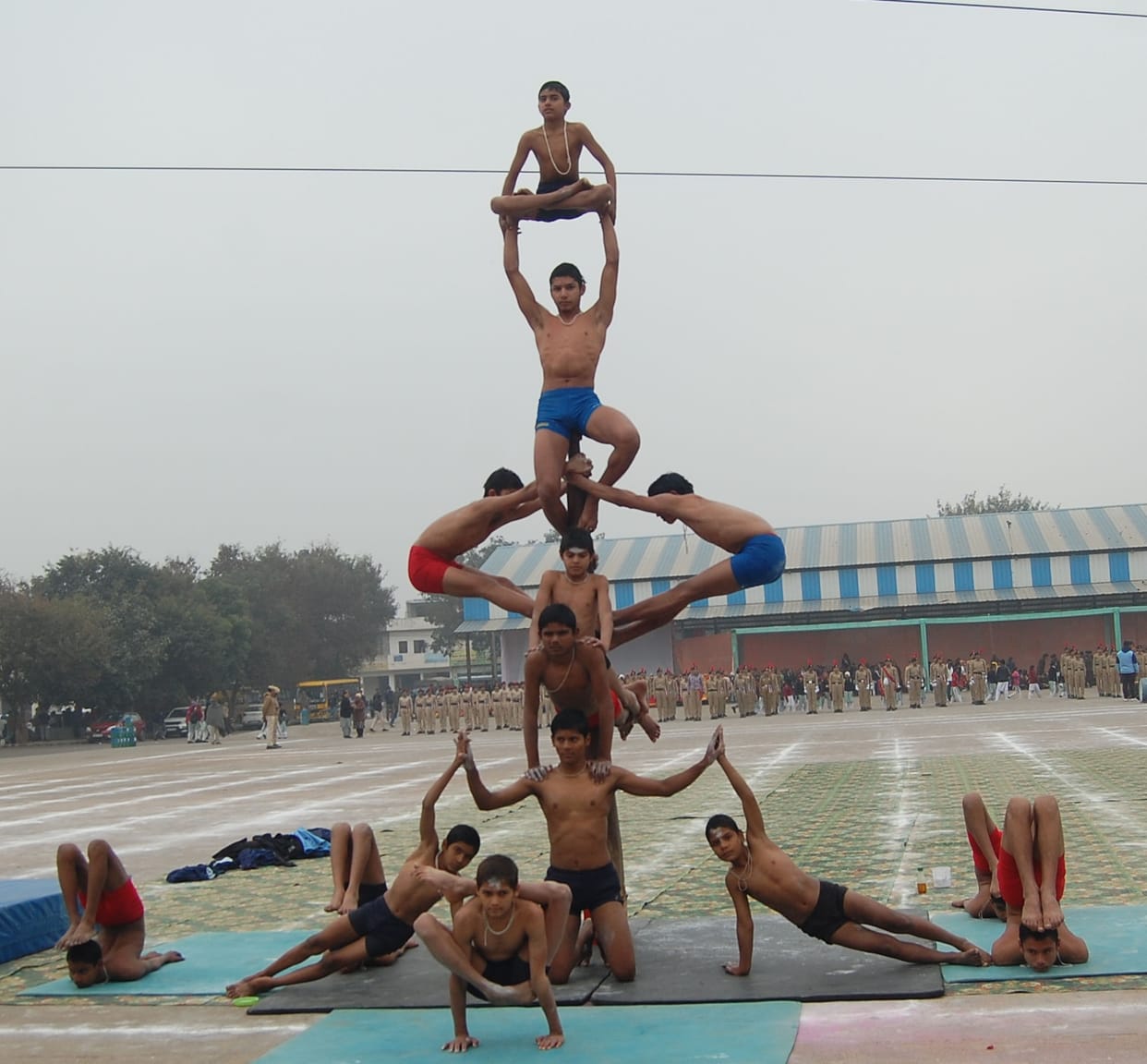 Rehearsal of district level Republic Day celebration