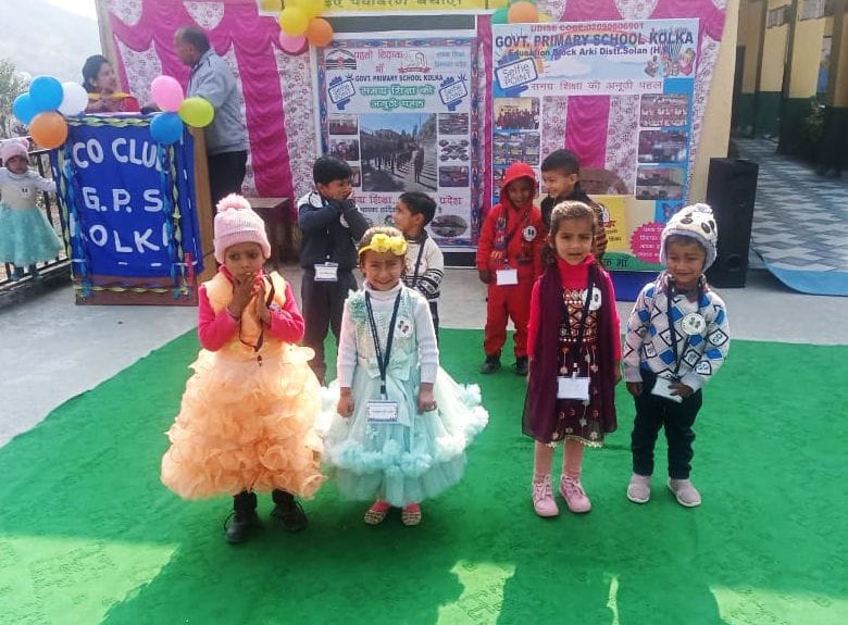 Children were enthralled with the colorful program