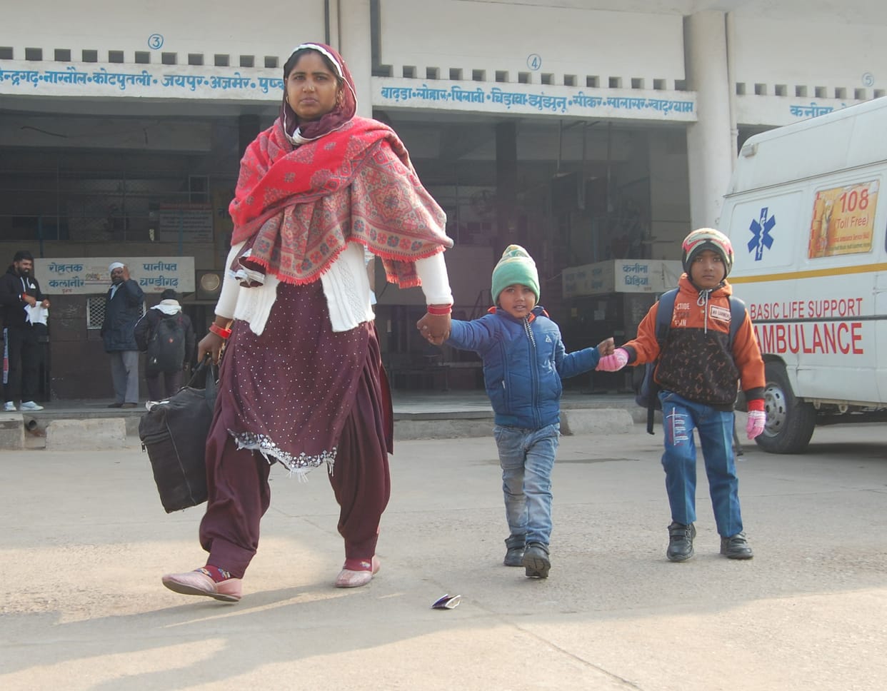 Charkhi Dadri: 36 percent roadways employees went on strike, 40 percent buses did not operate.
