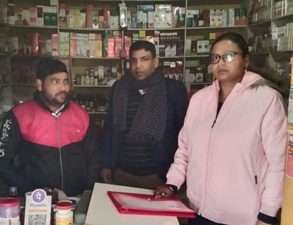 Raid on unregistered medical store, medicines seized