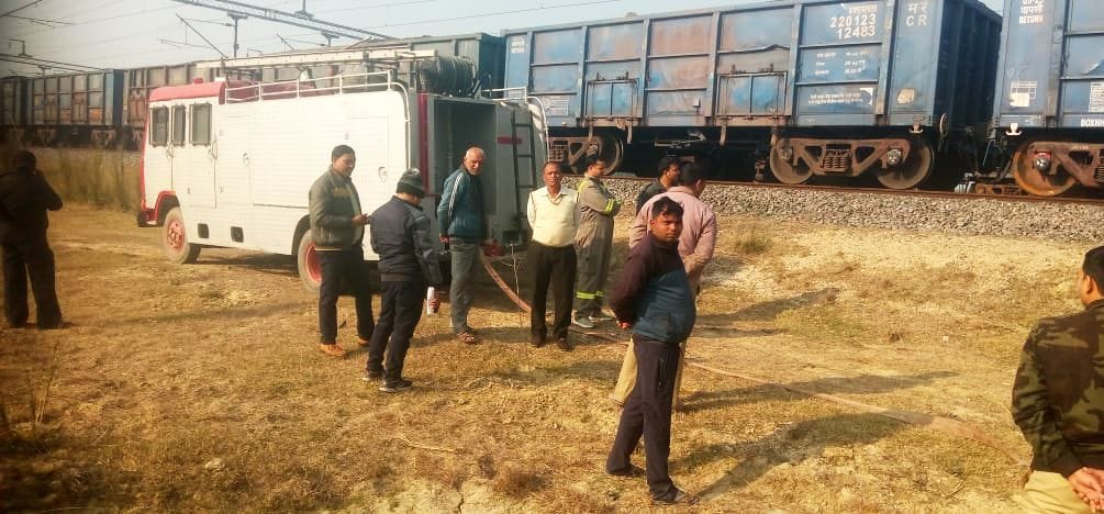 Fire breaks out in goods train bogie on DFC line