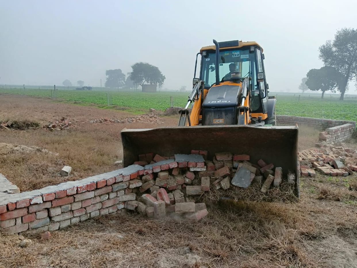 Colony being developed on three acres demolished