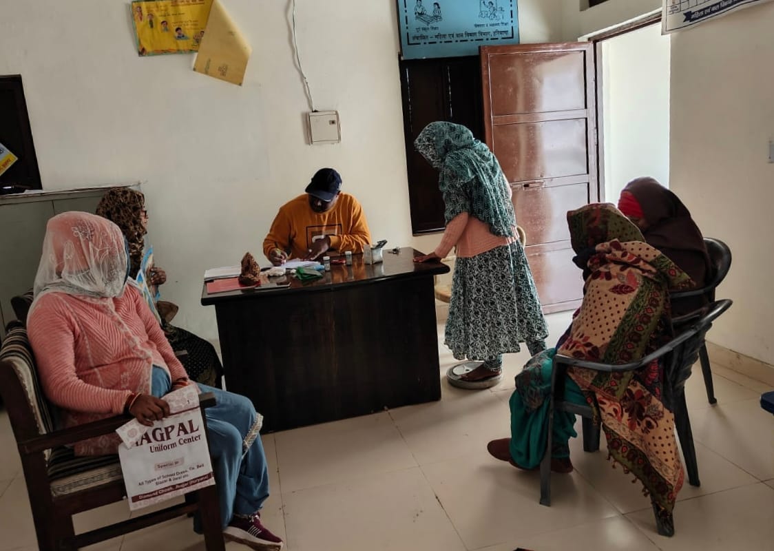 Health check-up camp organized in Dadri Toe