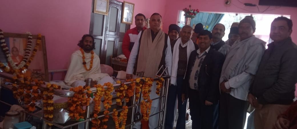 Swami Anurag Dev ascended the throne of supreme saint Shiromani Swami Krishnananda.