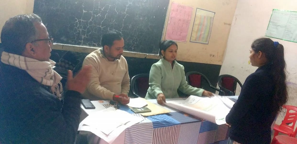 Practical examination conducted under the supervision of sector magistrates