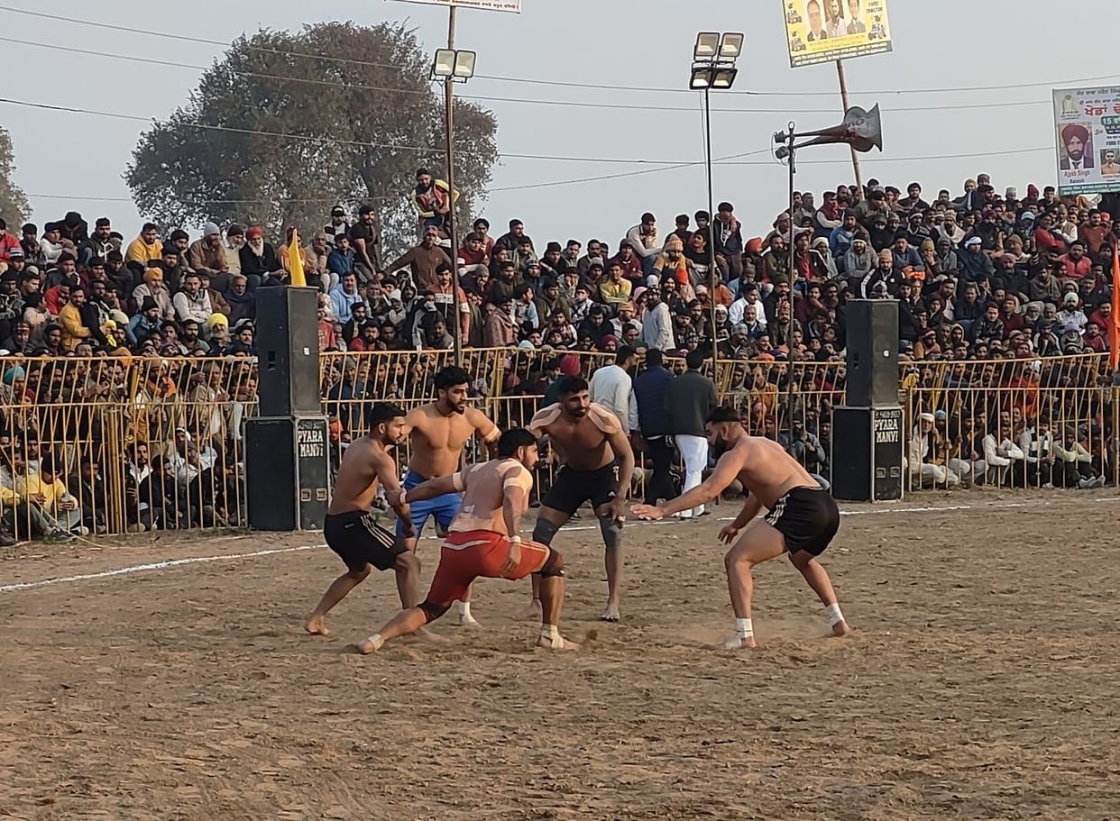 Bahu Akbarpur team defeated Seechewal in Dhir Open Kabaddi