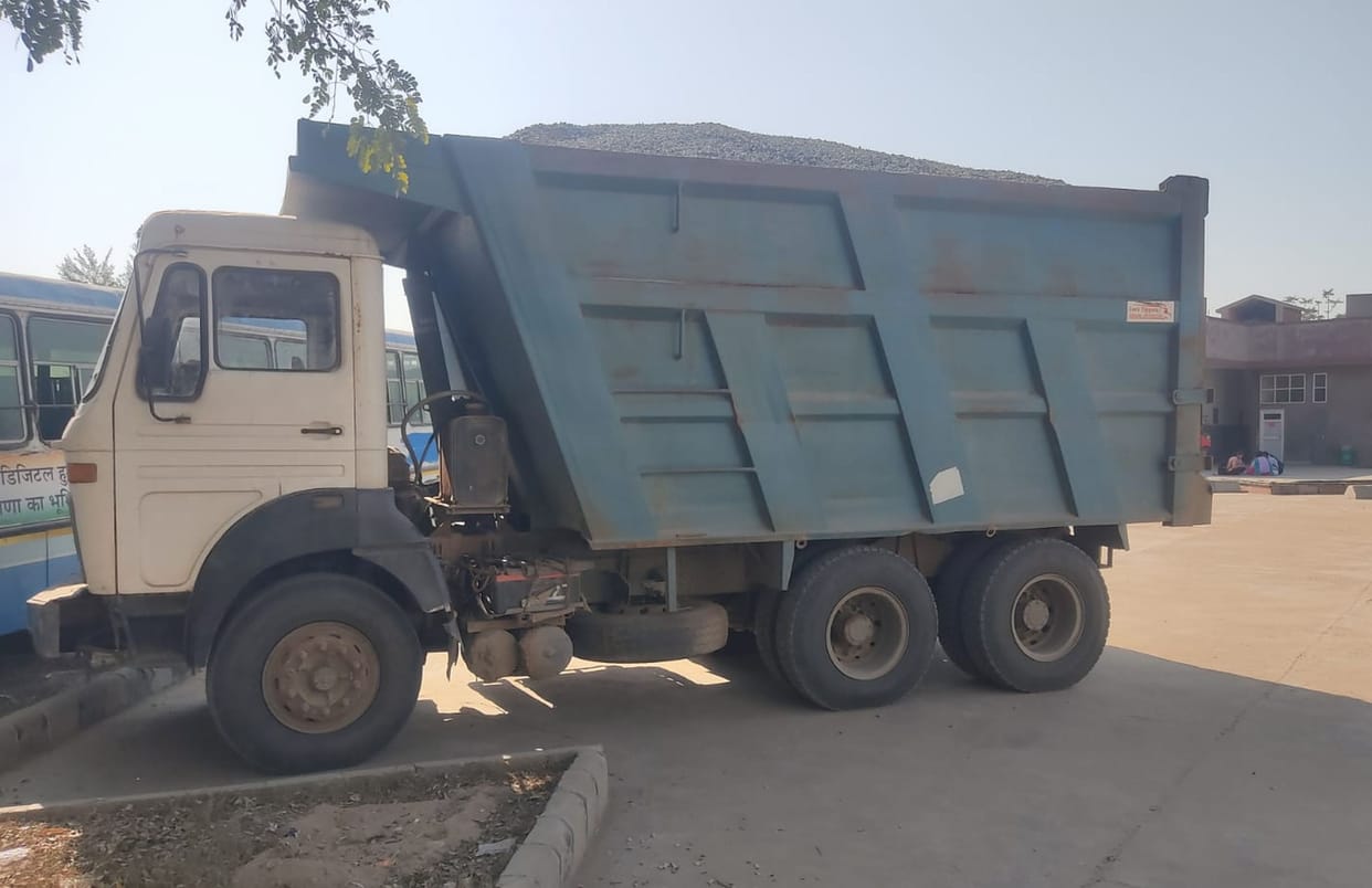 RTA issued challan for two overloaded vehicles