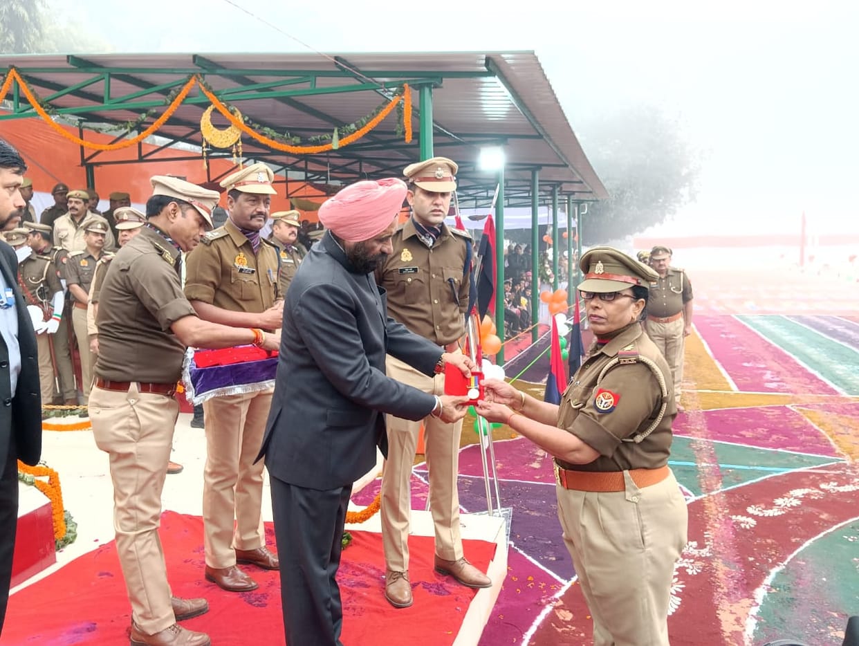 Republic Day was celebrated with pomp, sports and other cultural programs took place.