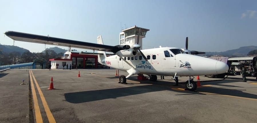 Training flight process completed at Naini Saini airstrip
