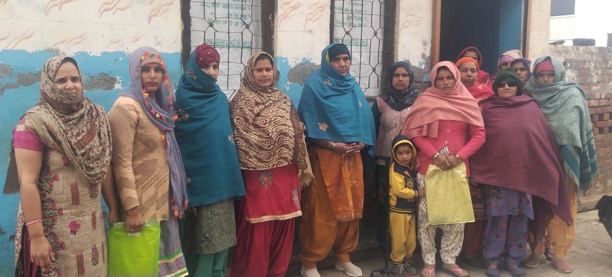 Anger among women of mother group over not getting wages