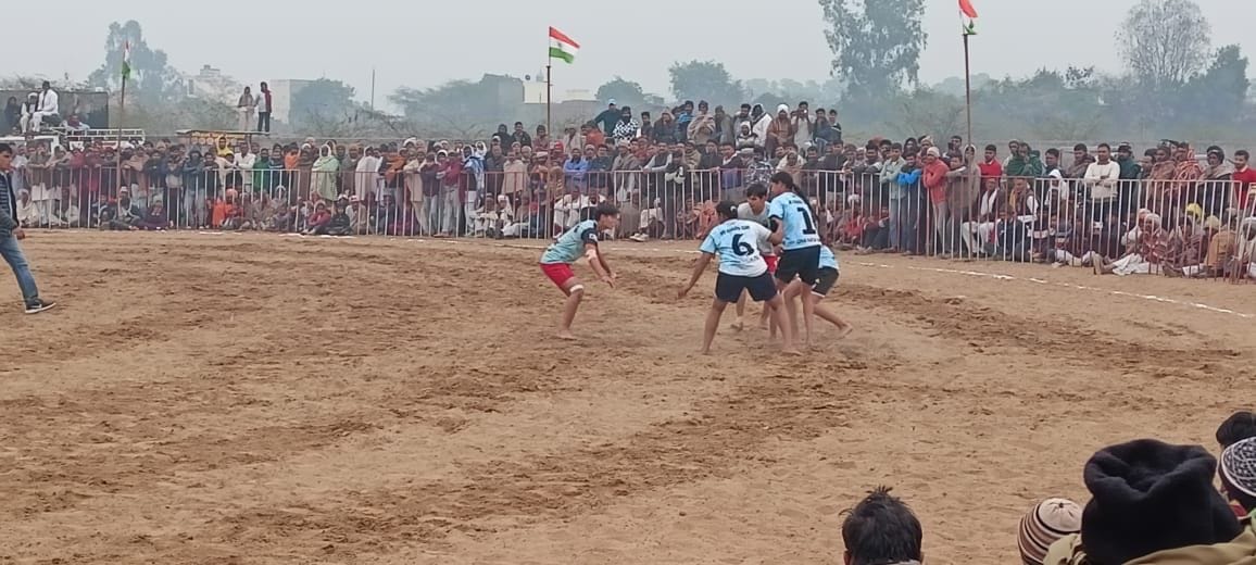 Haryana team wins by defeating Punjab by 6 points in Kabaddi competition