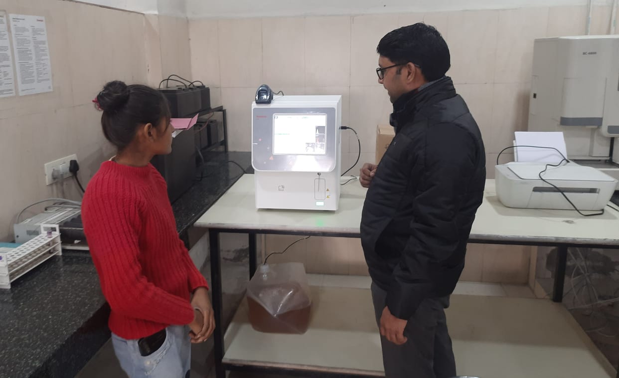 Two CBC machines reached Civil Hospital, installed and started