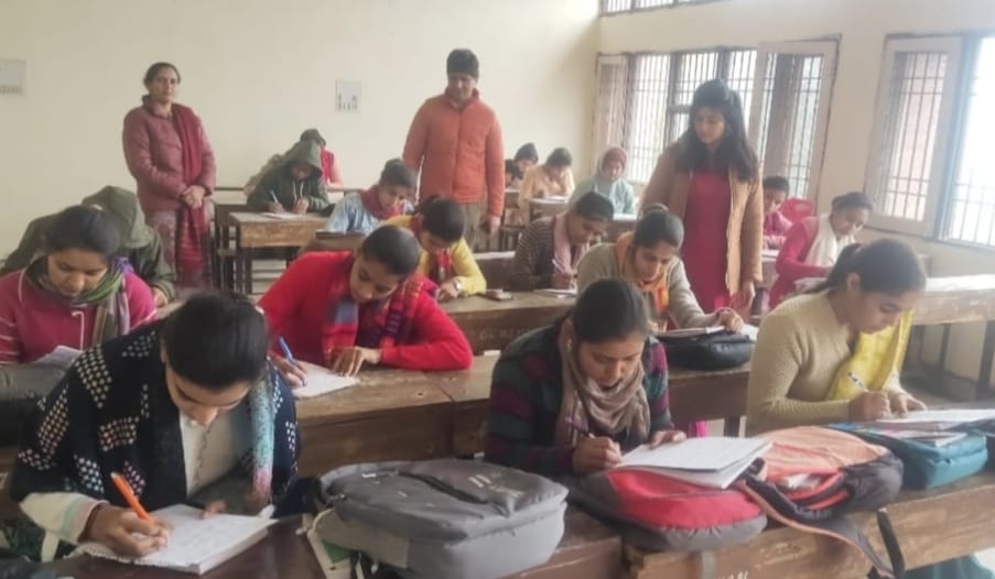 Conducted writing competition on traffic rules