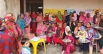 गांव दुबलधन में महिला एवं बाल विकास परियोजना अभियान के तहत   महिलाओं को जागरूक करते हुए अधिका