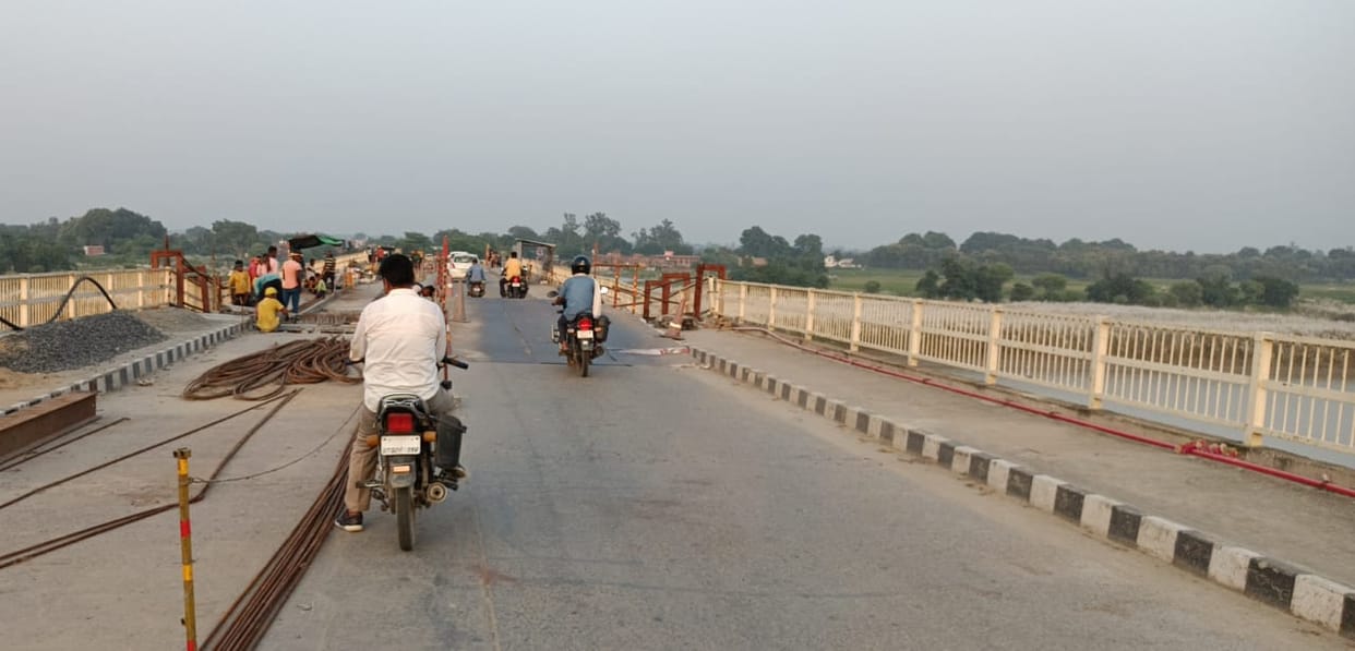 heavy vehicles not allowed from bhagalpur bridge