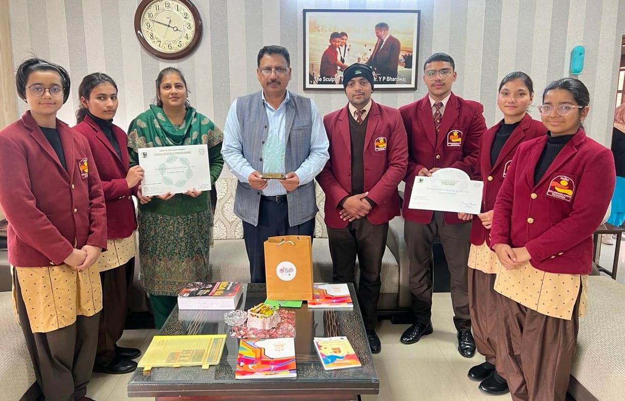 Motilal Nehru Sports School Rai won Green School Sterling Award