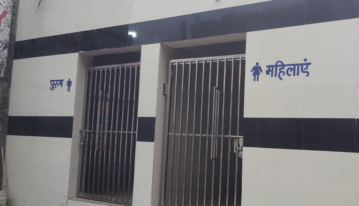 Toilets worth lakhs were built and locked before use.