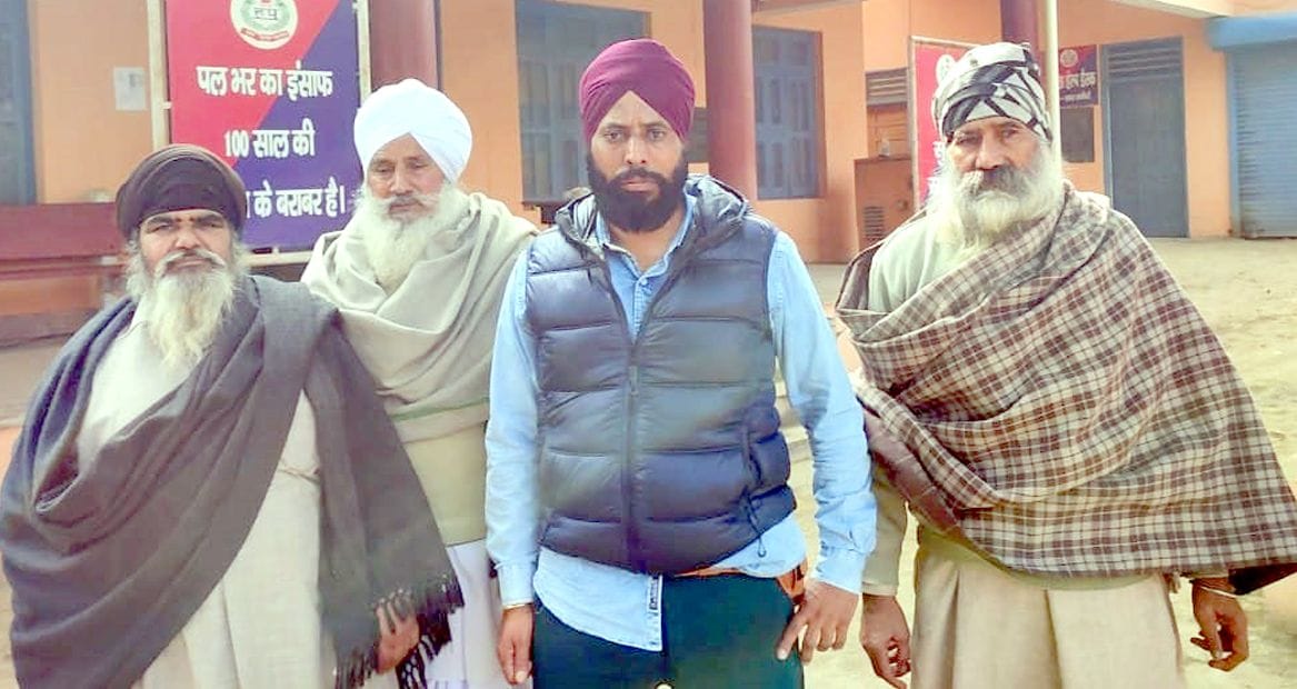 Farmers caught two accused of stealing buffalo, two absconding