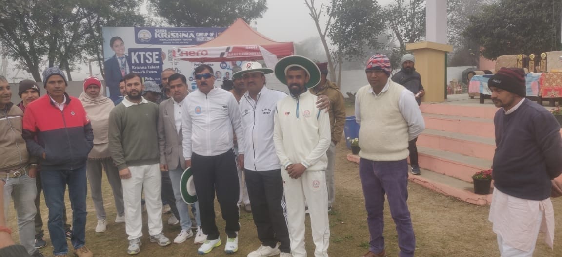 In the seventh group match, Nandgaon Bhiwani team was the winner in the first two matches.