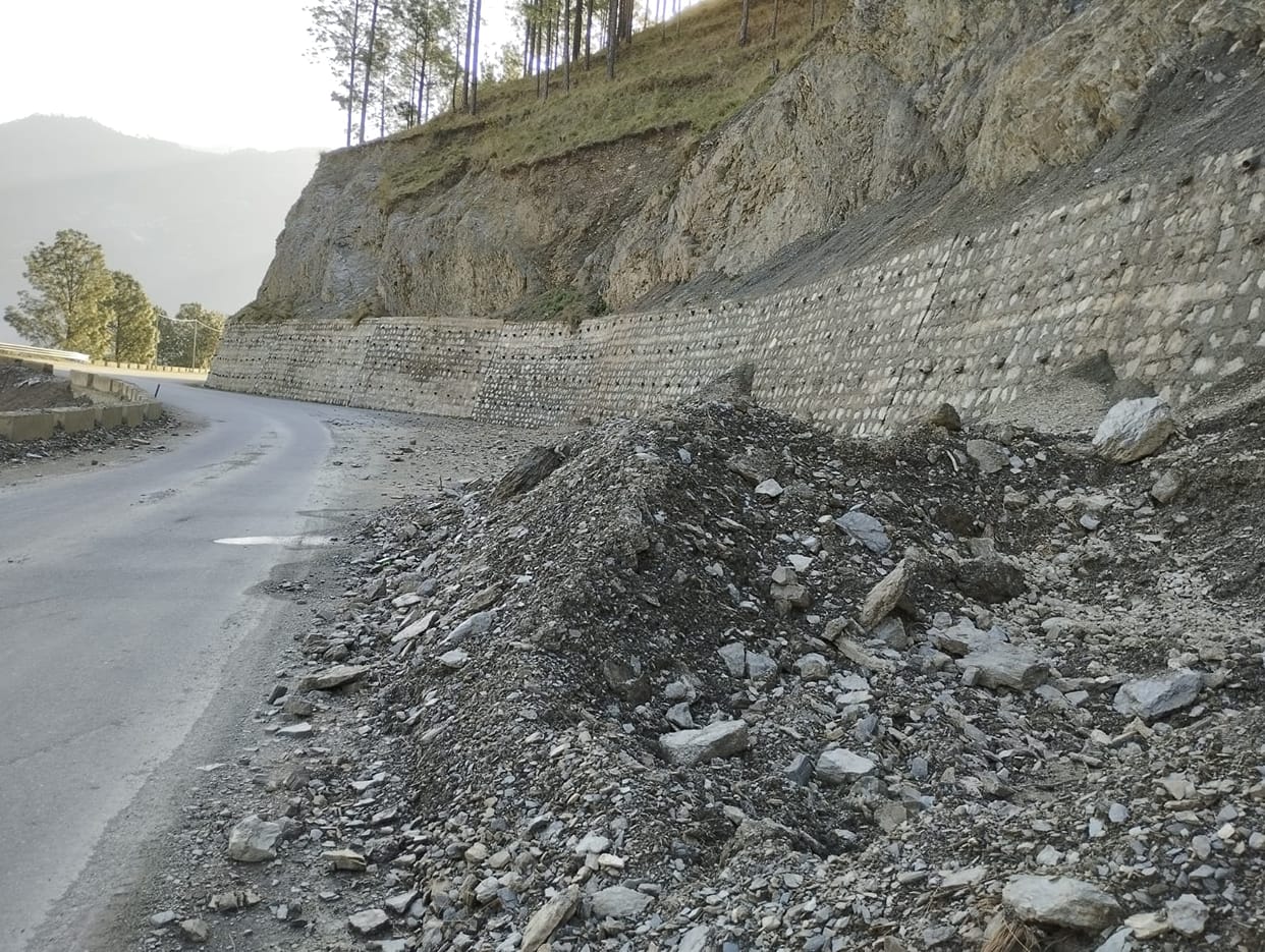 Even after five months of the disaster, debris could not be cleared from Chamba-Dharasu Highway.
