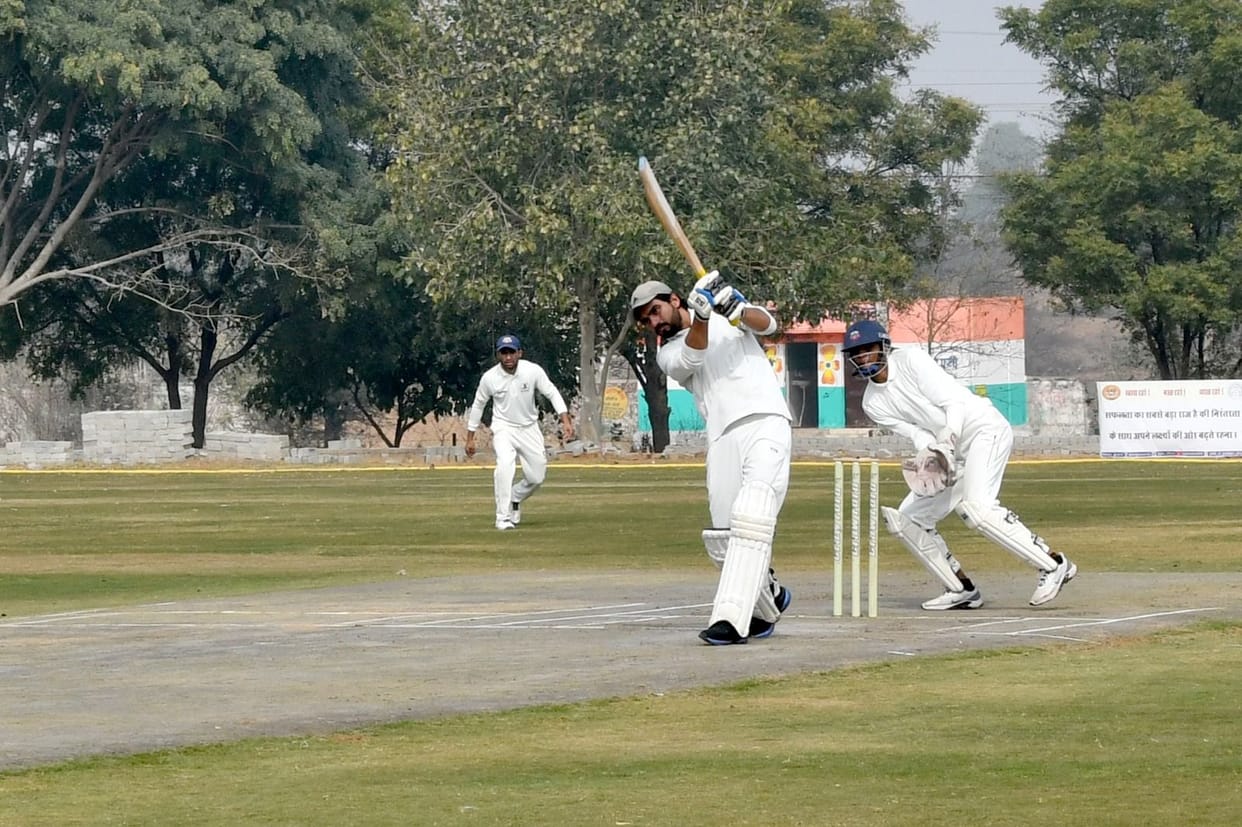 RRBMU Alwar defeated SRM Sonipat by 9 wickets