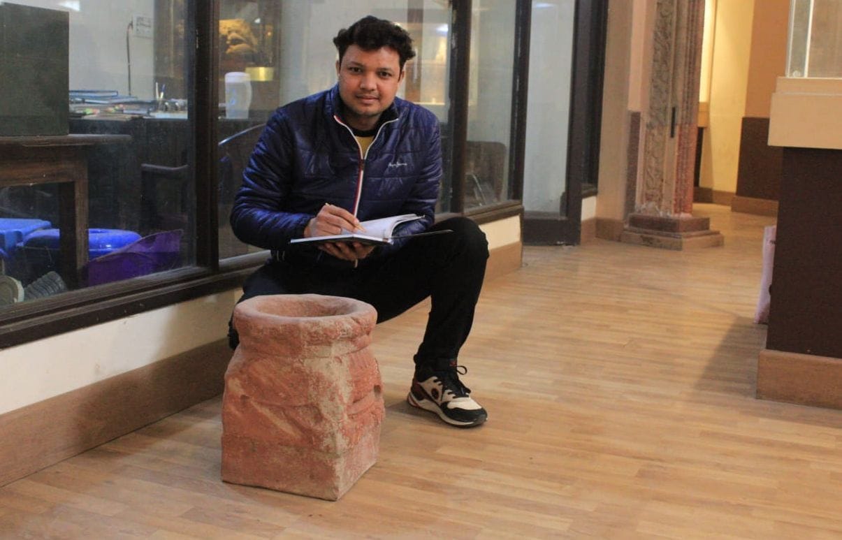 Hapur student discovered artefact of Buddhist culture in Mathura