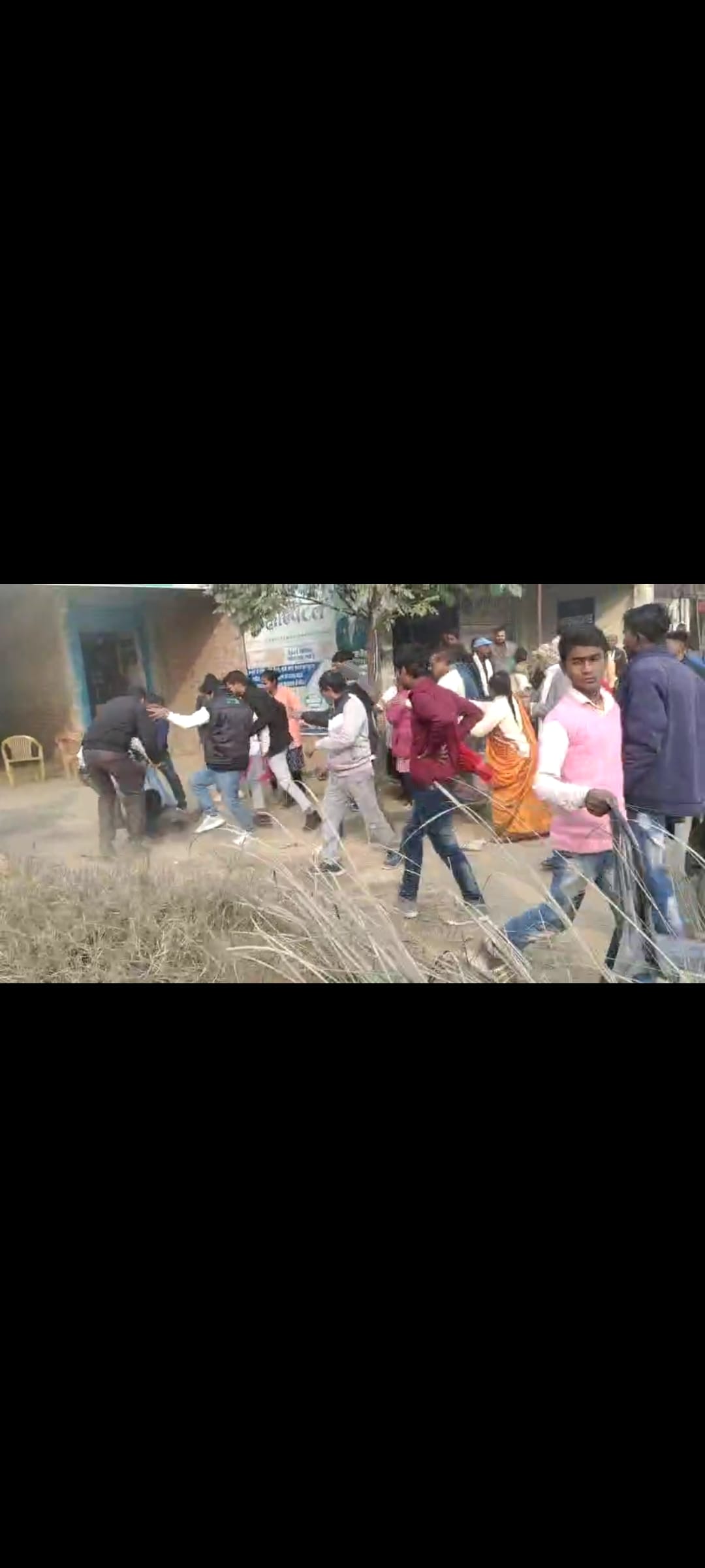 Young man entered doctor's chamber without asking, hospital staff chased him and beat him