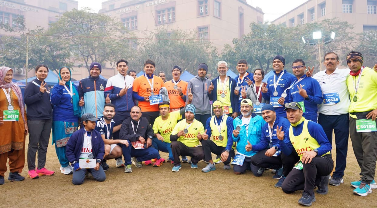 BRG achieved 19 medals from runners