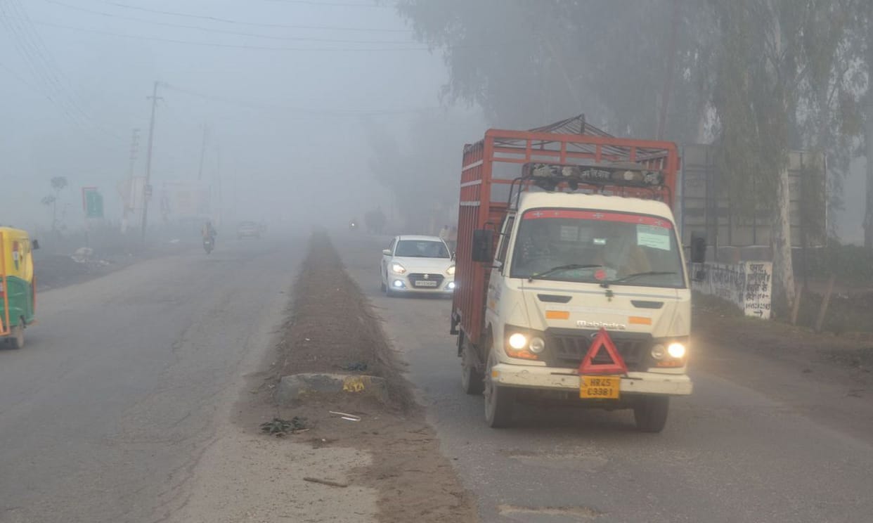 Fog remained in the morning, relief from sunshine in the afternoon