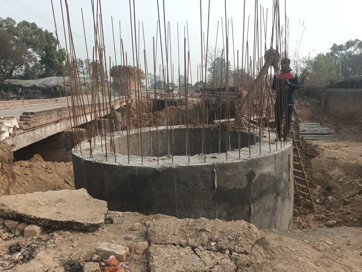 Construction work of Eastern Yamuna Canal Bridge started in Bhainswal