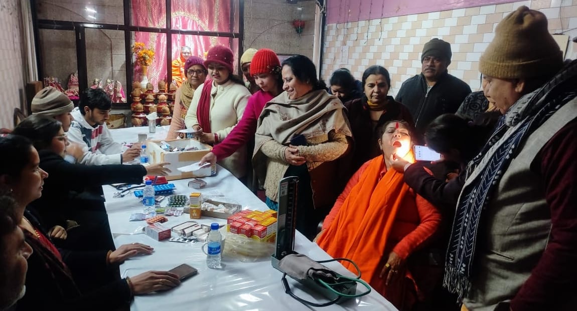 100 people got health checkup done in the camp