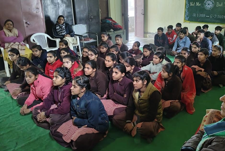 Students learned the importance of National Service Scheme in the camp