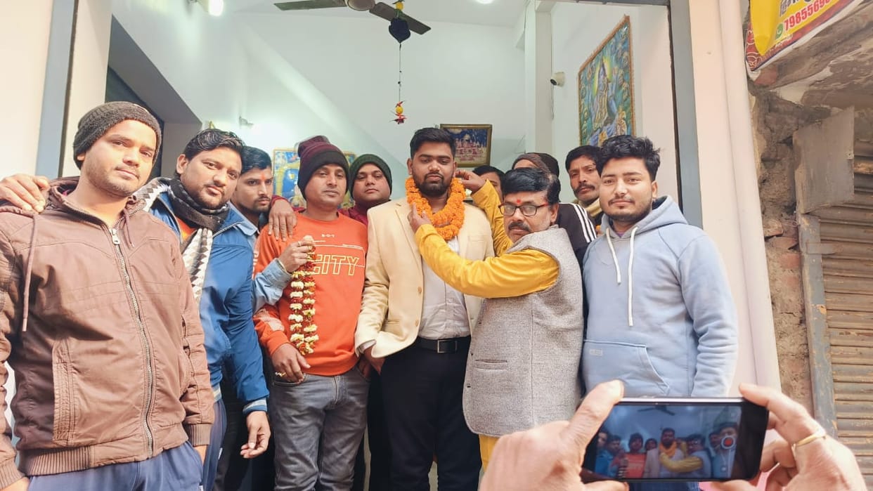 Abhay became DSP welcomed