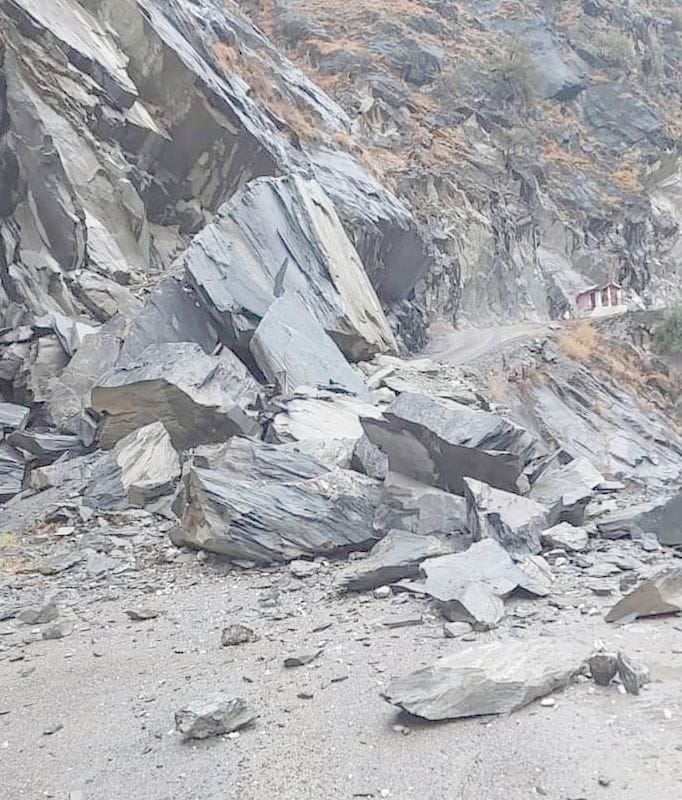 Traffic restored on Holi-Chamba road after six hours