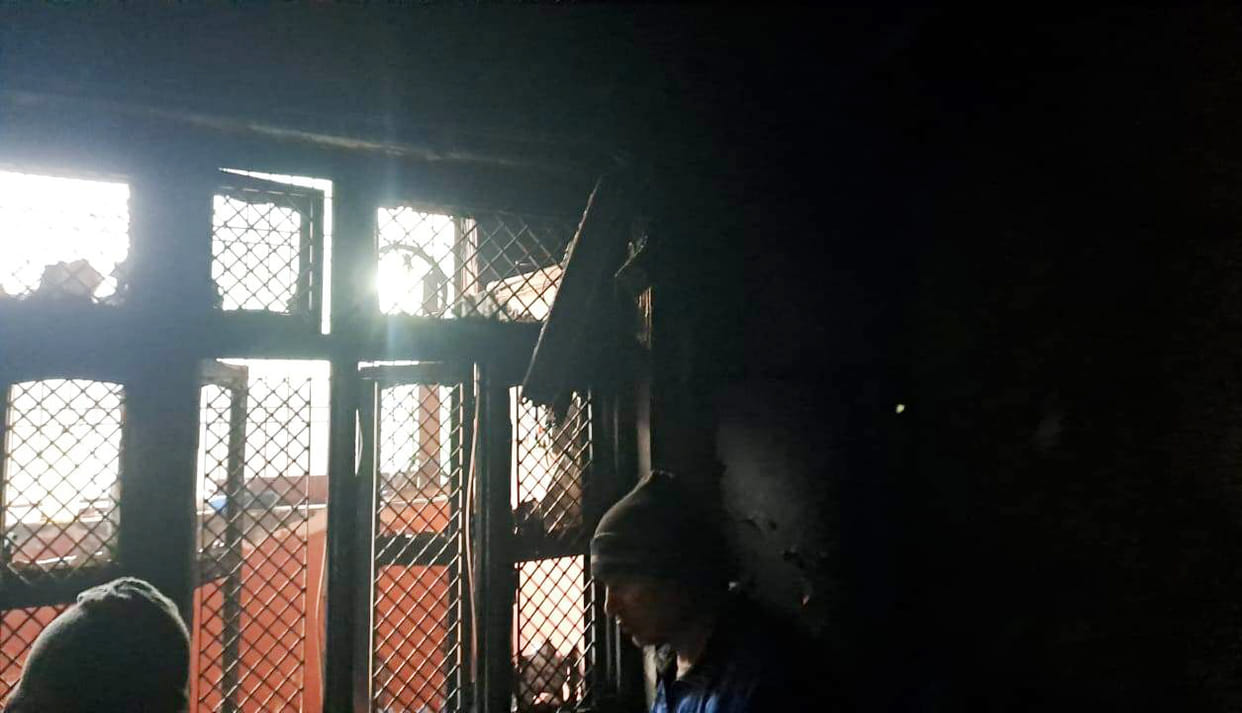 Goods worth lakhs burnt in house fire